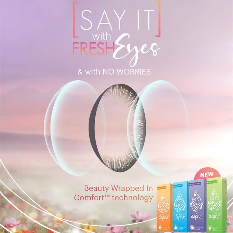  [Genuine] ACUVUE Define One Day Gray and Brown Natural Contact Lenses, Officially Distributed by Angel Eyes | Prescription Range 0-9 