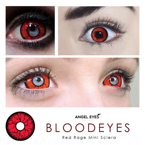  Kính áp tròng Cosplay Blood Eyes 