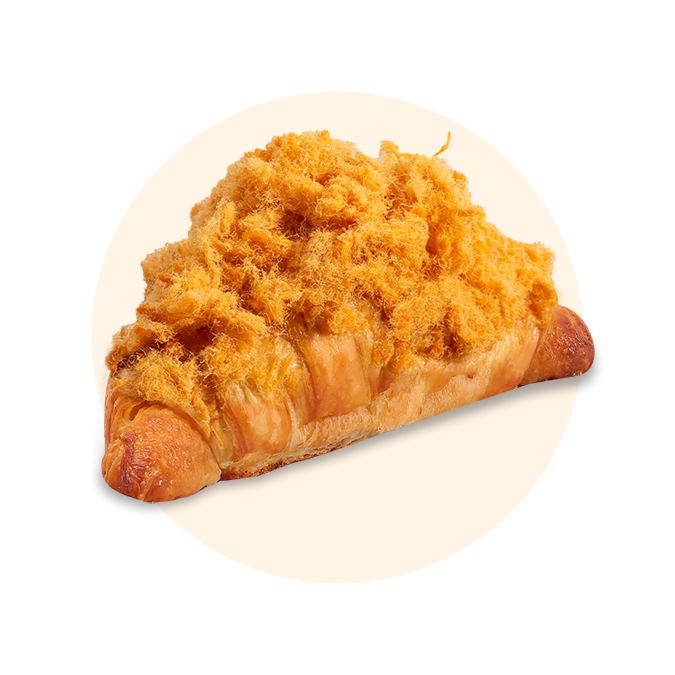 Croissant trứng muối