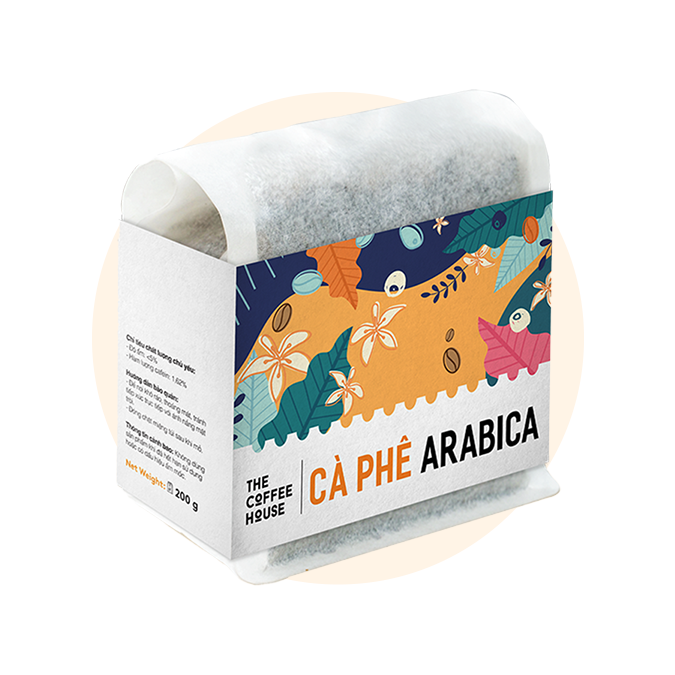 Cà Phê Nguyên Hạt Arabica TCH (200gr)
