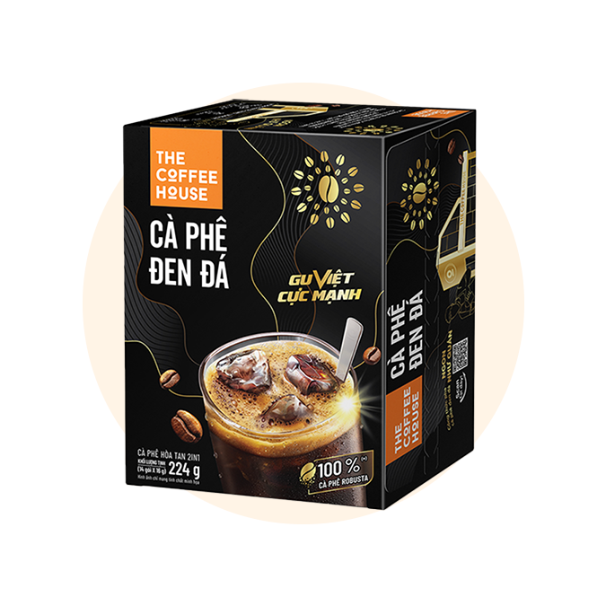 Cà Phê Đen Đá Hộp (14 gói x 16g)