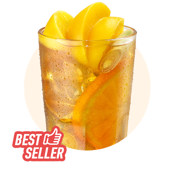 Trà Đào Cam Sả - Đá