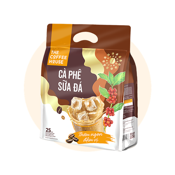 Cà Phê Sữa Đá Hòa Tan Túi 25x22G