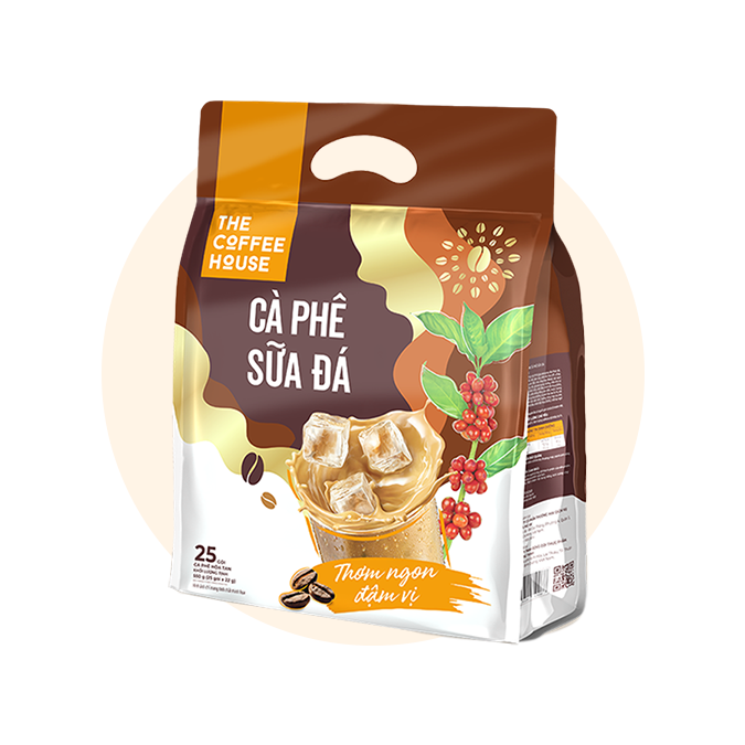 Cà Phê Sữa Đá Hòa Tan Túi 25x22G