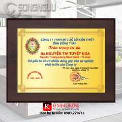 Bảng vinh danh khen thưởng cá nhân xuất sắc