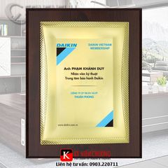 Bảng tuyên dương tri ân cá nhân xuất sắc