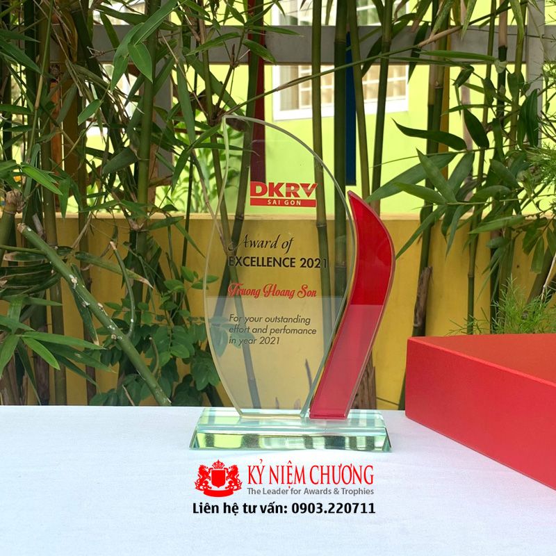 Kỷ niệm chương màu đỏ vinh danh tri ân