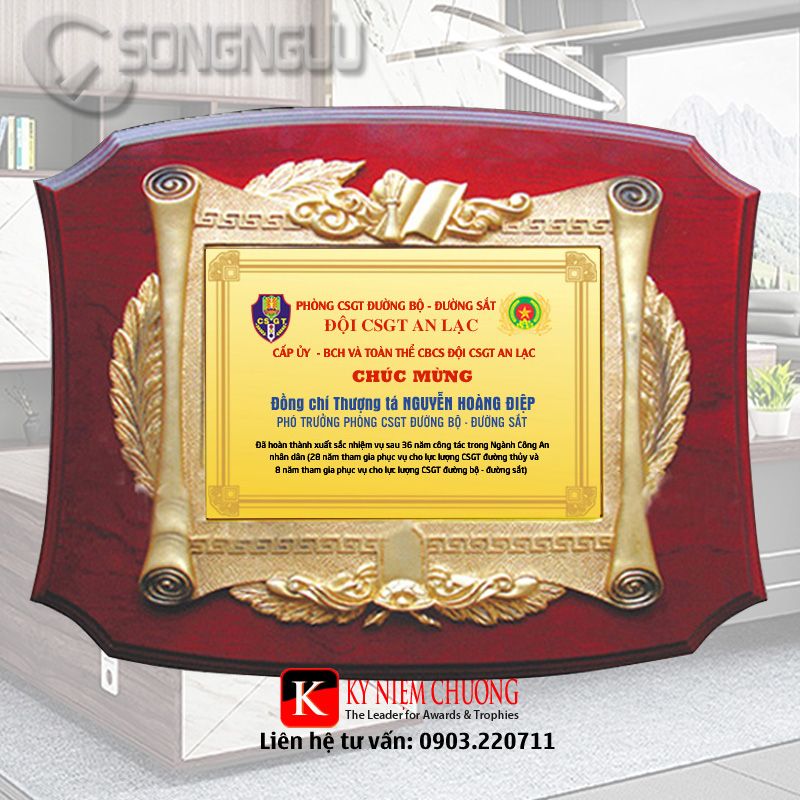 Kỷ niệm chương đồng tri ân cống hiến