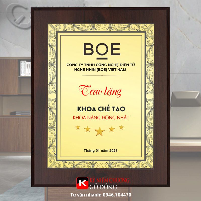 Bảng vinh danh ngành giáo dục