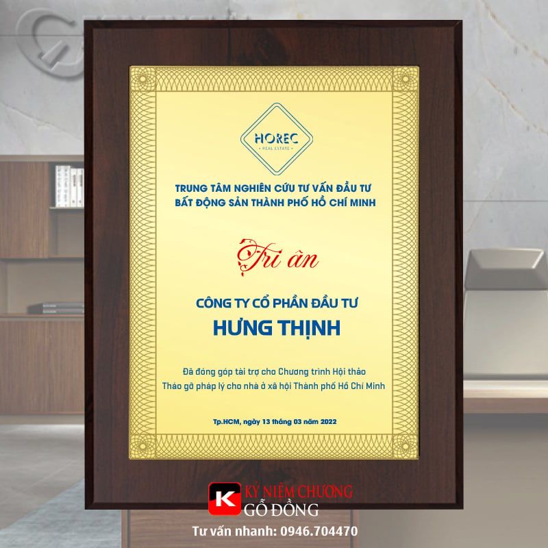 Bảng vinh danh tôn vinh doanh nghiệp