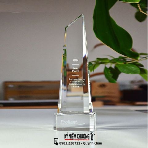 Cúp tôn vinh nhân viên xuất sắc