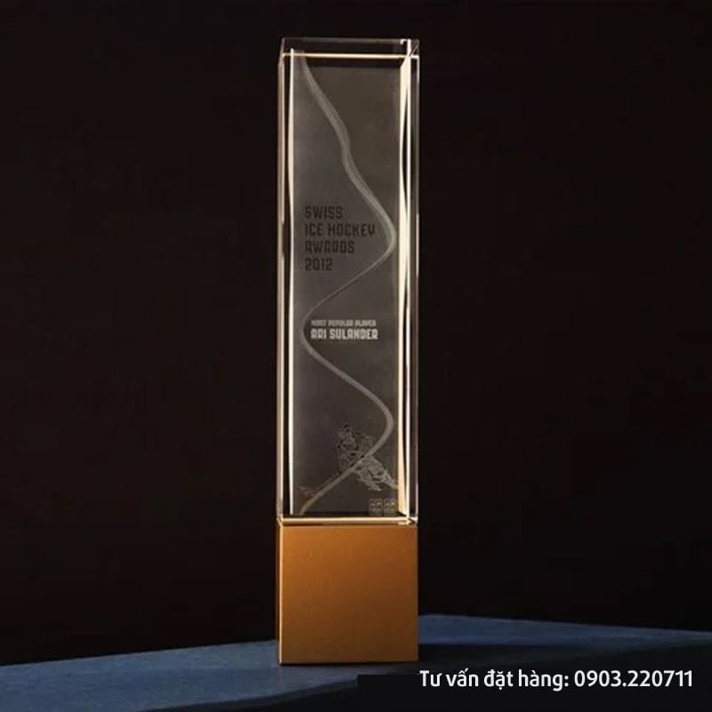 Kỷ niệm chương Acrylic lưu niệm cao cấp