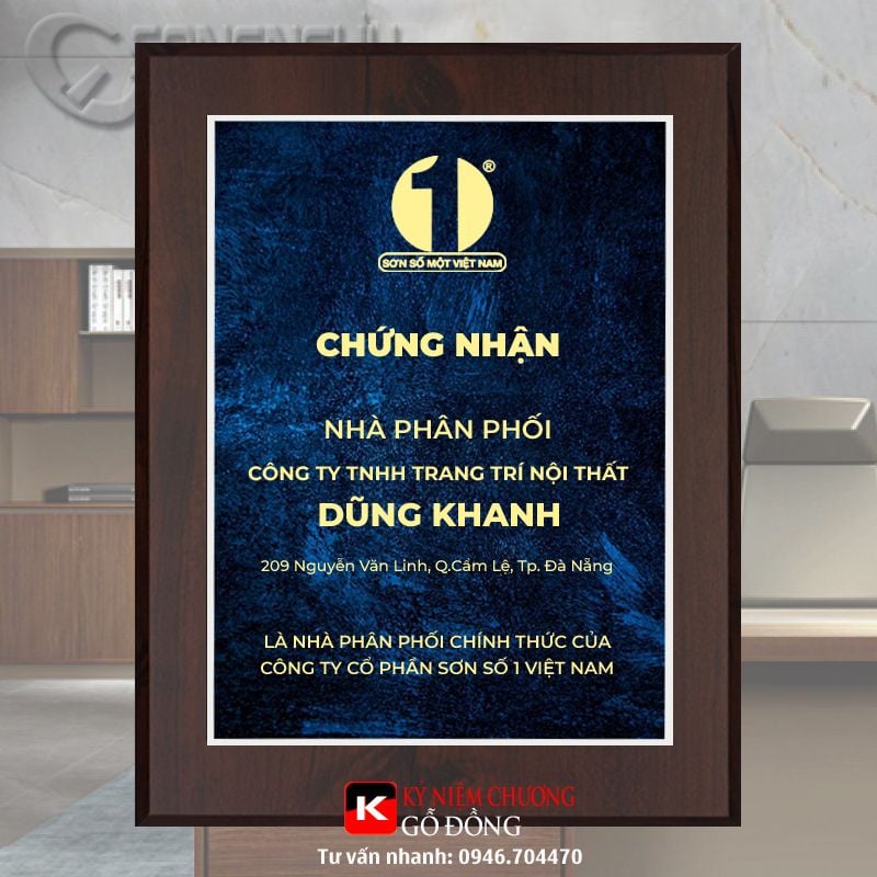 Bảng vàng chứng nhận nhà phân phối