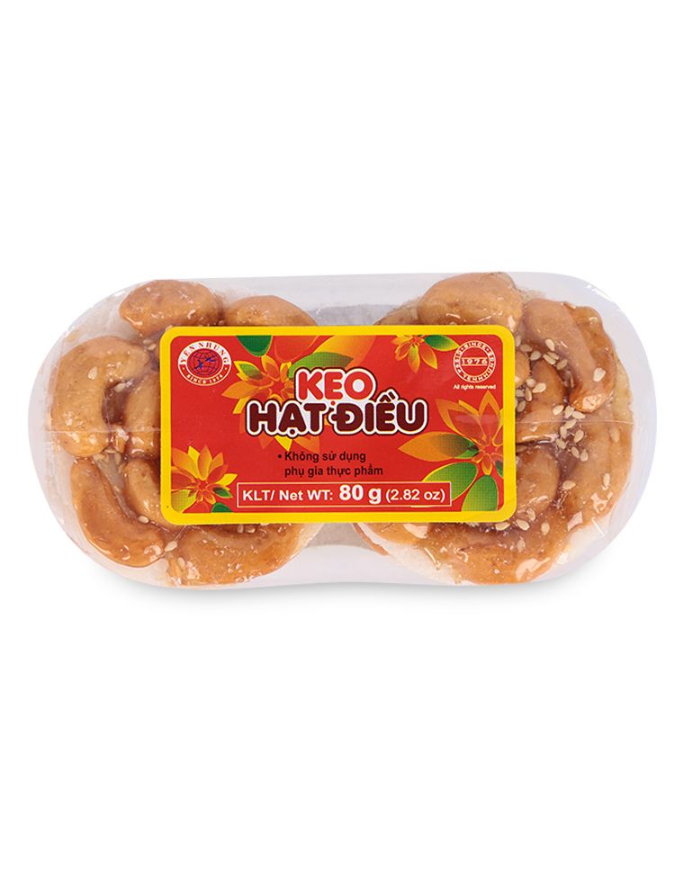  Yến Nhung - Kẹo Hạt Điều (80g) 