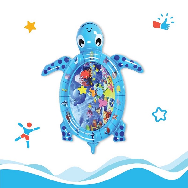 Colchoneta Tapete Inflable para Bebé: ¡Diversión Acuática y Desarrollo Seguro! - Colchoneta Tapete Inflable Agua Bebé