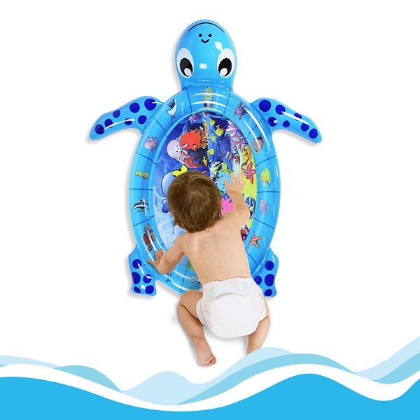 Colchoneta Tapete Inflable para Bebé: ¡Diversión Acuática y Desarrollo Seguro! - Colchoneta Tapete Inflable Agua Bebé