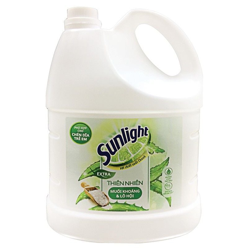 Nước Rửa Chén Sunlight Thiên Nhiên Muối Khoáng Và Lô Hội 3800g – toantot Nước Rửa Chén Sunlight Thiên Nhiên Muối Khoáng Và Lô Hội 3800g – toantot