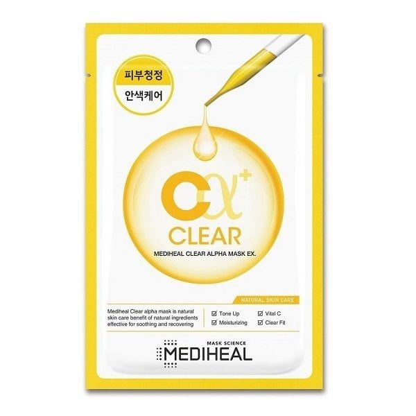  Mặt Nạ Giữ Ẩm & Mịn Màng Mediheal Clear Alpha EX 23ml 