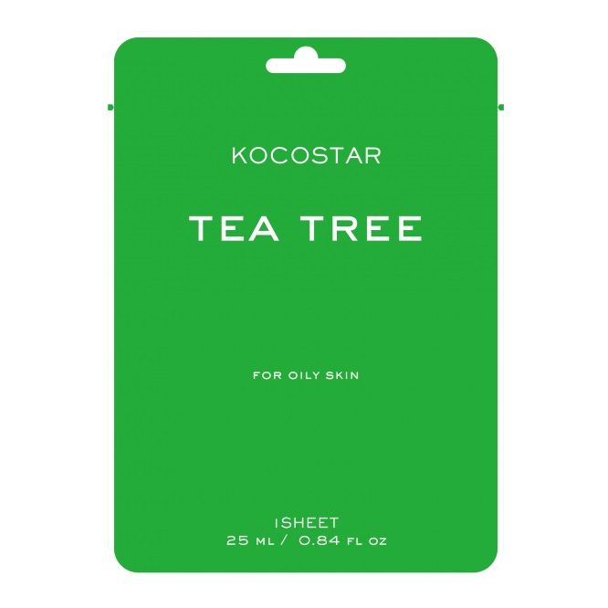  Mặt Nạ Giảm & Ngăn Ngừa Mụn Kocostar Tea Tree 25ml 