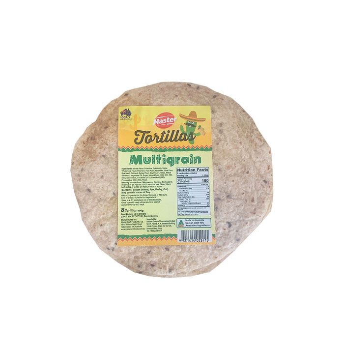  BÁNH TORTILLAS NGŨ CỐC MASTER 400G 