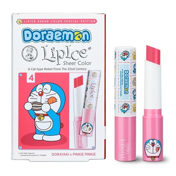 Son Lipice Sheer Color Doraemon Dorayaki x Pinkie Pinkie 2.4g 