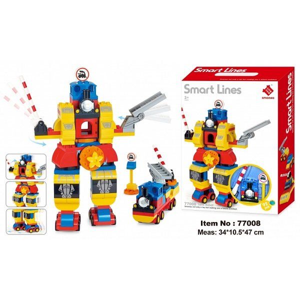  Đồ Chơi Xếp Hình Lắp Ghép Robot Smoneo Duplo Lego - 92 Mảnh Ghép - 77008 