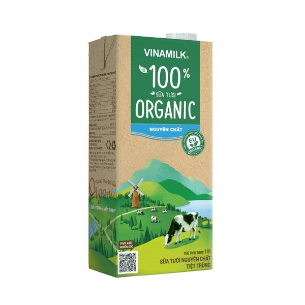  Sữa Tươi Vinamilk Organic 1L 