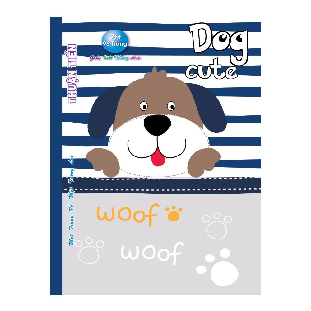 Tập Học Sinh 4 Ô Ly Tân Thuận Tiến Dog Cute ( 96 Trang) – toantot