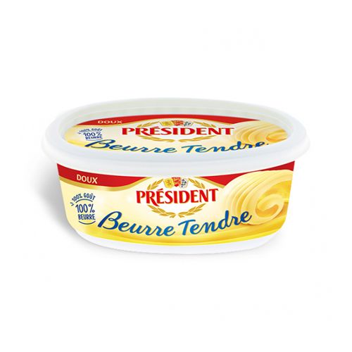  BEURRE TENDRE PRESIDENT 125G 