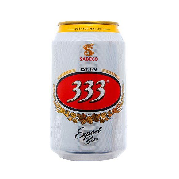  01 lon Bia 333 thể tích 330ml 