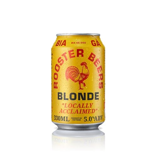  BIA BLONDE ROOSTER BEERS 330ML 