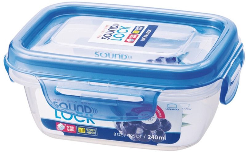  ​Hộp Bảo Quản Sound Lock Hình Chữ Nhật Lock&Lock - LEP531 - 620Ml 