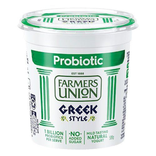  GREEK STYLE YOGURT PROBIOTIC FARMERS UNION 500G 