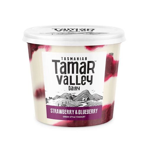  GREEK STYLE YOGURT STRAW-BLUEBERRYTAMAR VALLEY 700G 