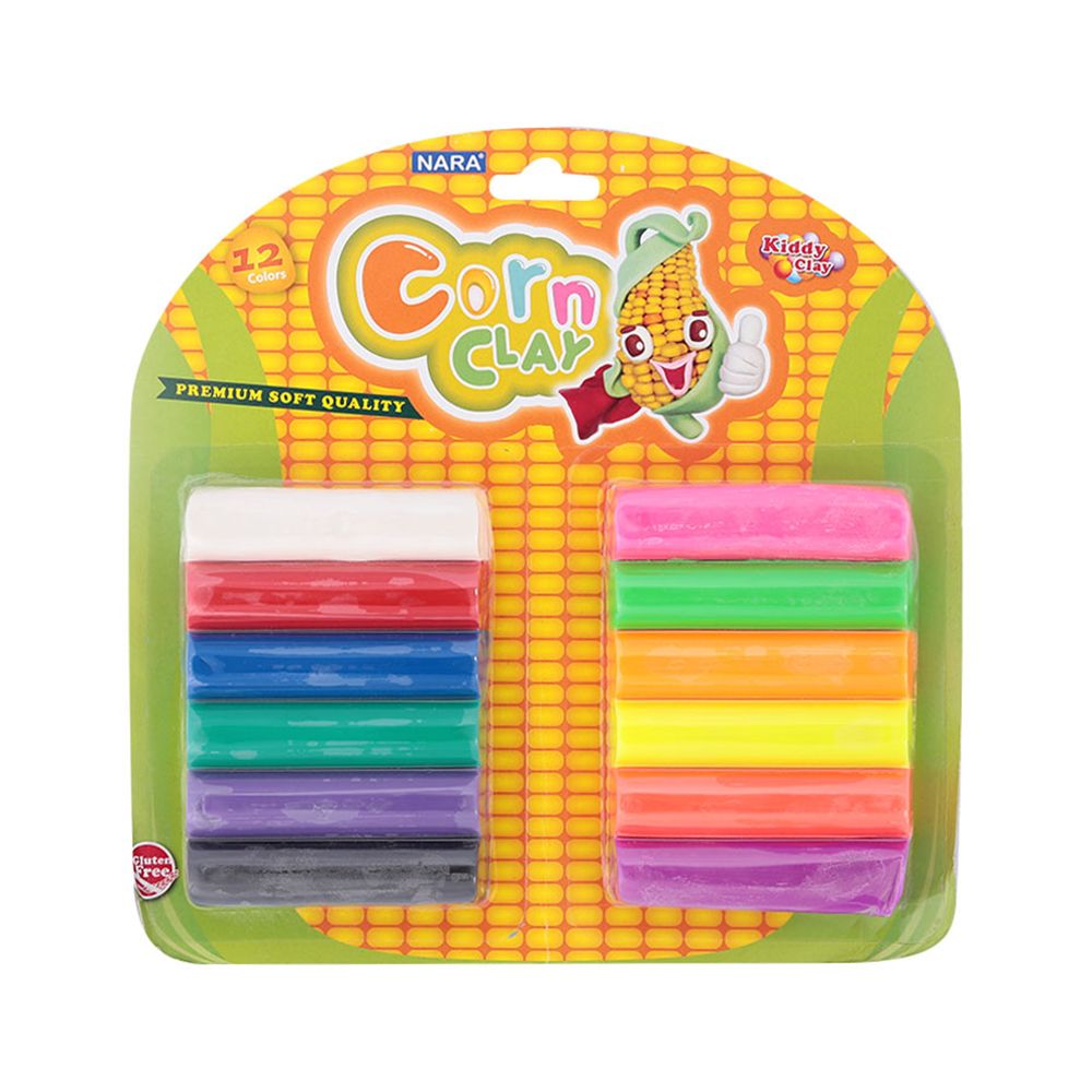  ​Sáp Nặn Thủ Công 12 Màu Kiddy Clay CC-12 