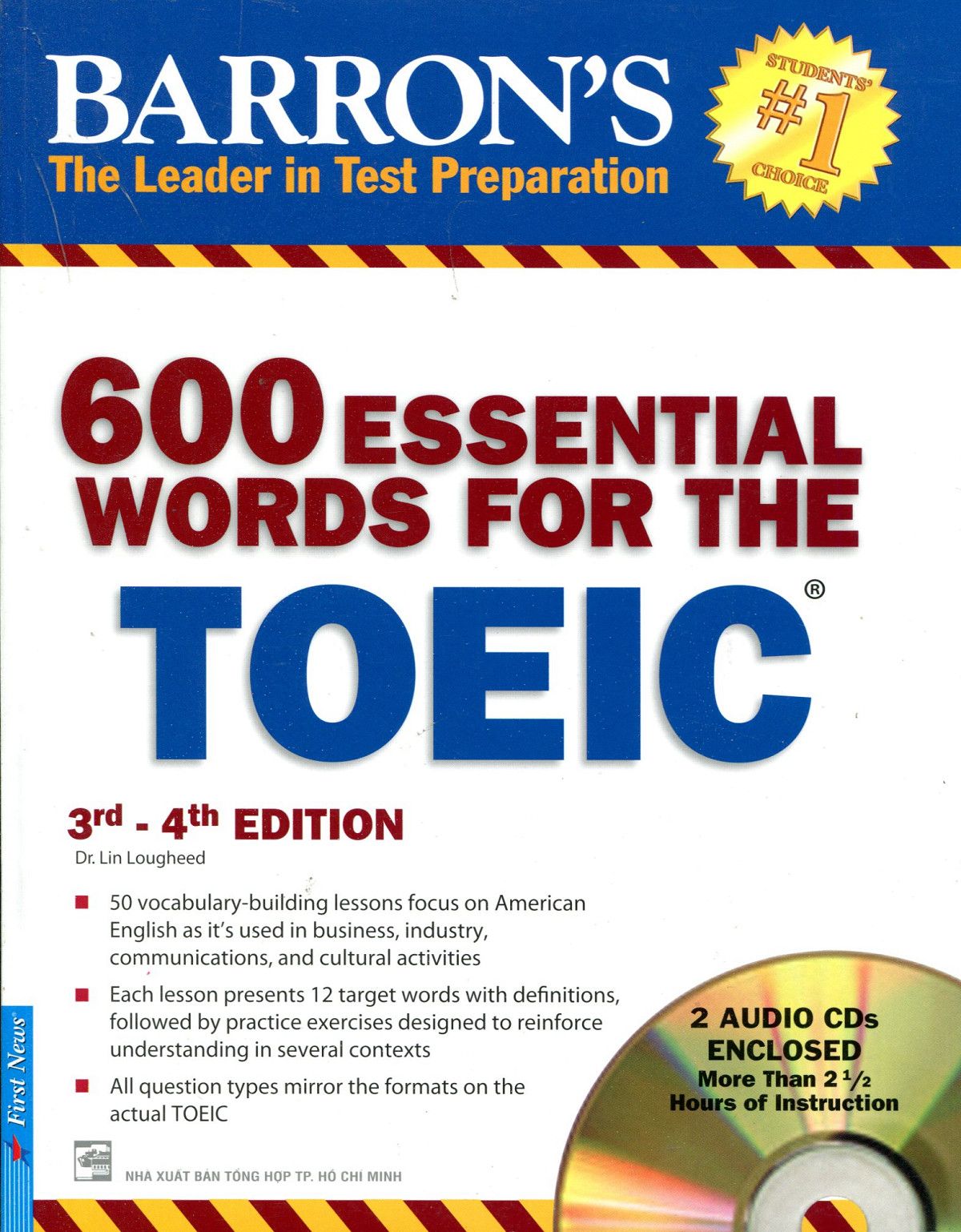  600 Essential Words For The Toeic (3rd - 4th) - Không Kèm CD (Tái Bản) 