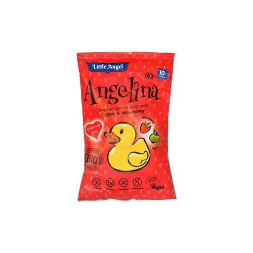  BÁNH BẮP VỊ DÂU VÀ TÁO ANGELINA RED 30G 