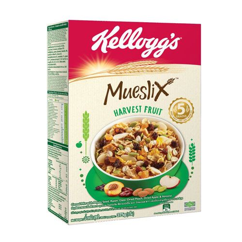  KELLOGG'S MUESLIX HARVEST FRUIT 375G 