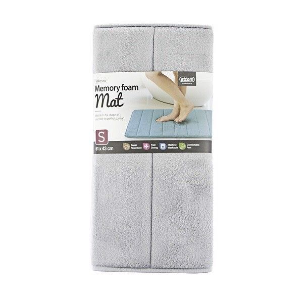  Thảm Memory Foam - Stripe S MAT510GRY 430x610mm 