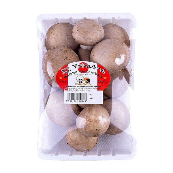  YOSHIMOTO BROWN BUTTON MUSHROOM 200G 