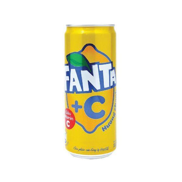  ​Nước Ngọt Fanta +C  Hương Chanh (330ml / Lon) 