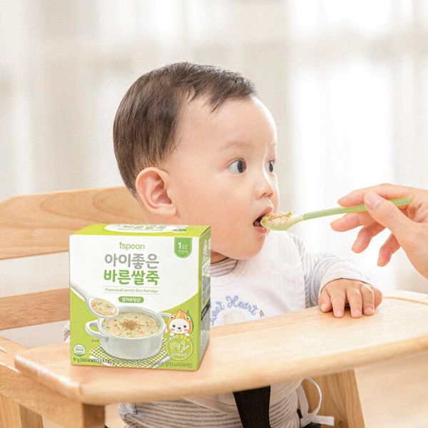  Bột Cháo Ispoon Vị Cà Rốt Và Khoai Tây Dành Cho Bé Từ 6 Tháng 91g 