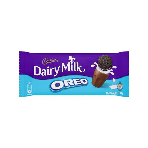  MILK CHOCOLATE WITH COOKIES OREO CADBURY 130G 