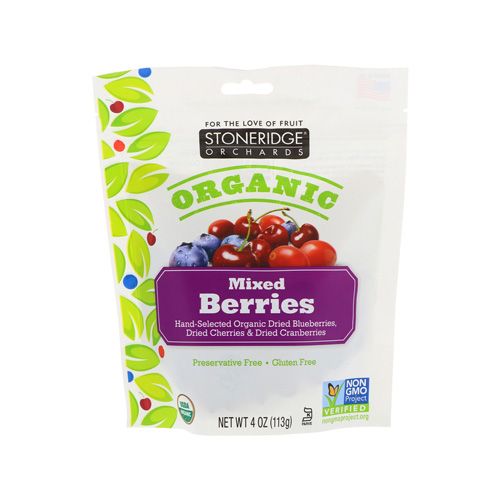  ORGANIC PREMIUM MIXED BERRIES STONERIDGE 113G 