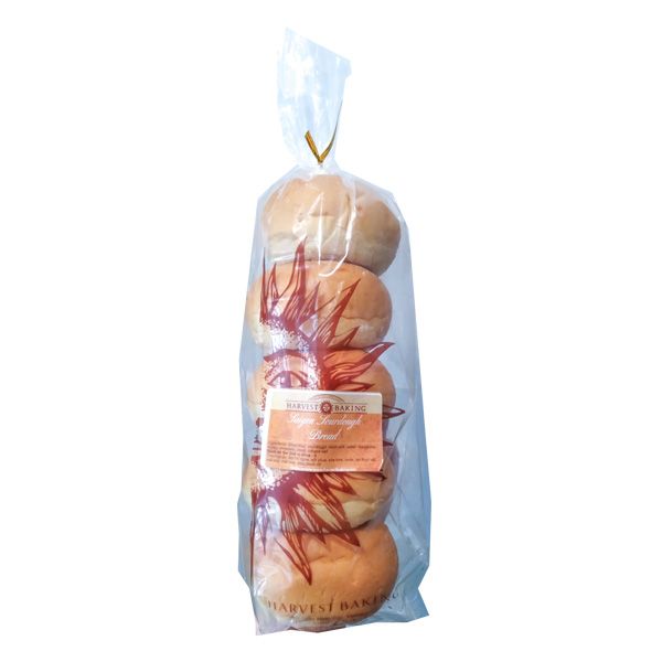  SOURDOUGH BREAD 5 ROLLS HARVEST BAKING 270G 