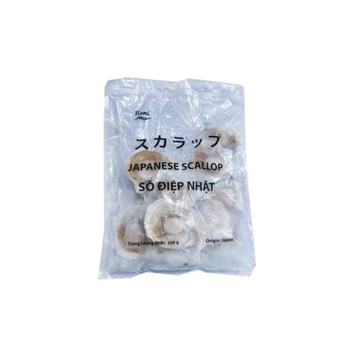  FROZEN JAPANESE HALFSHELL SCALLOP 500GR 