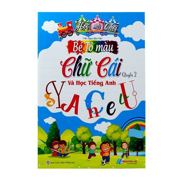  ​​Bé Tô Màu Chữ Cái Và Học Tiếng Anh​ (Quyển 2) 