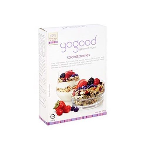  YOGOOD CRAN & BERRIES MUESLI 370G 