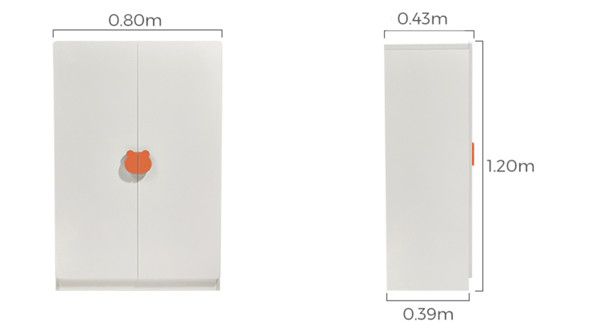 Combo 2 tủ quần áo đa năng thiết kế hiện đại cho bé -TQA 515