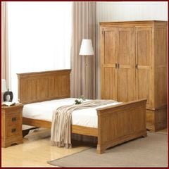 Bộ Phòng Ngủ Gỗ Sồi Mỹ NO-04